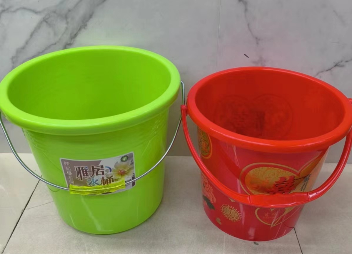 家用带手提储水桶塑料无盖有盖水桶宿舍洗衣澡桶收纳桶提水桶浴室详情8