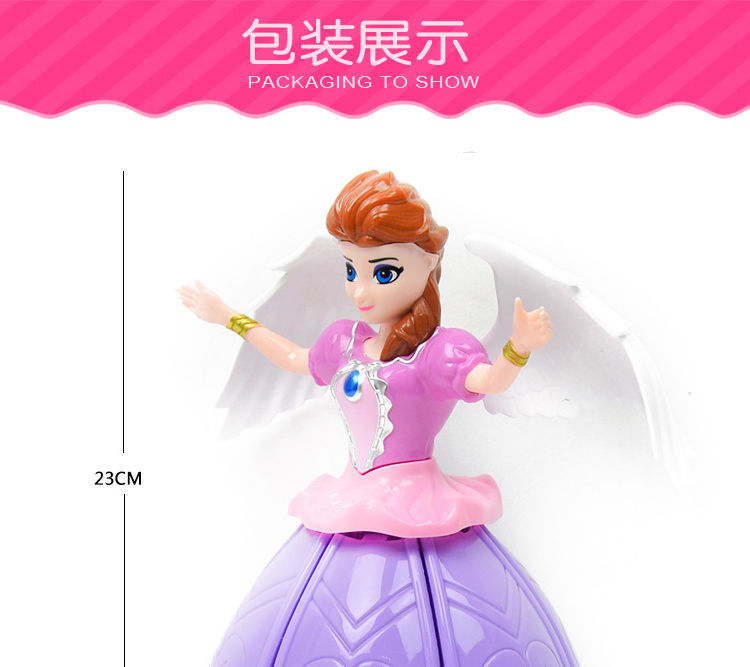 Electric dance Princess, singing, dancing, glowing music, universal ice and snow Angel, Aisha Girl, toys, wholesale at the street stall pic 13