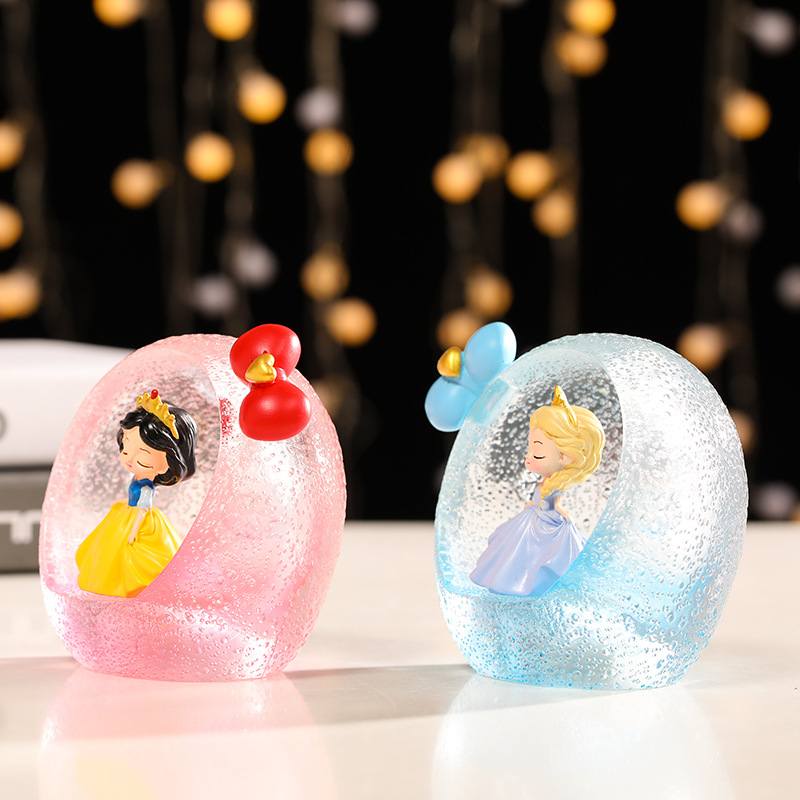 Wholesale of creative new gradient color Magic Princess star lights, girlish heart luminous night lights decorative gifts pic 6