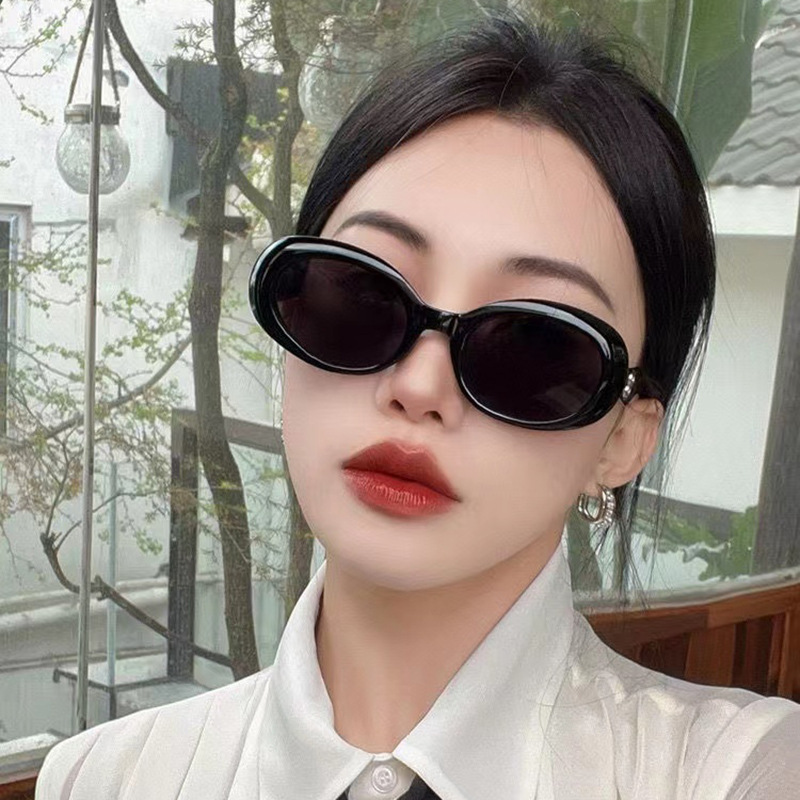 墨镜gm女士复古小框太阳眼镜 猫眼太阳镜墨镜 防紫外线sunglasses详情22