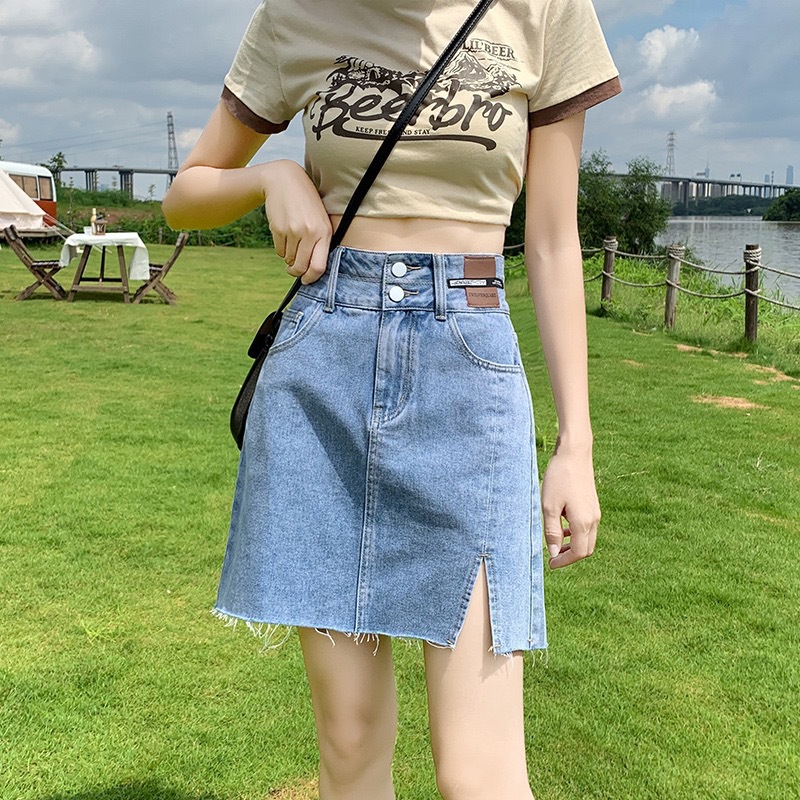 牛仔短裤女2023夏新款韩版高腰破洞显瘦女式牛仔短裤外贸直销批发详情10