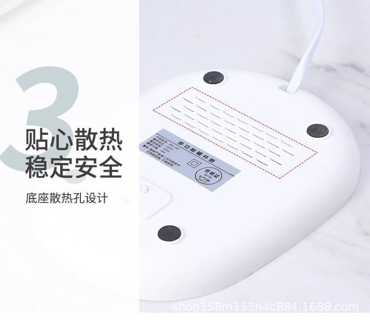 Warm Warm Cup 55-degree constant temperature Cup Set Gift box Business gift printed advertising logo Souvenir Ceramic mug pic 23
