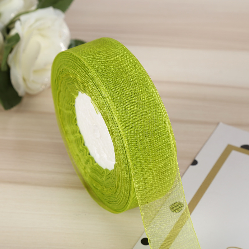 2.5cm ribbon DIY gift packaging tape, edge tape, red ribbon, silk ribbon, satin ribbon, wedding colorful ribbon pic 12