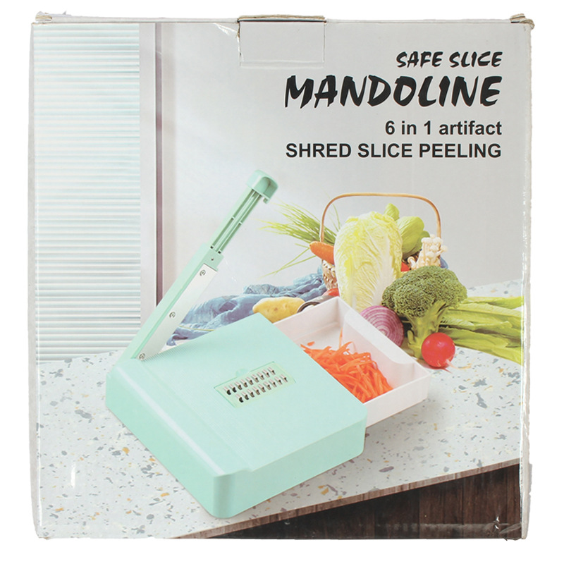 Cross border 6 en 1 multifunctional cutter casa cocina simple slicer cutter artefacto patata pepino cutter pic 9