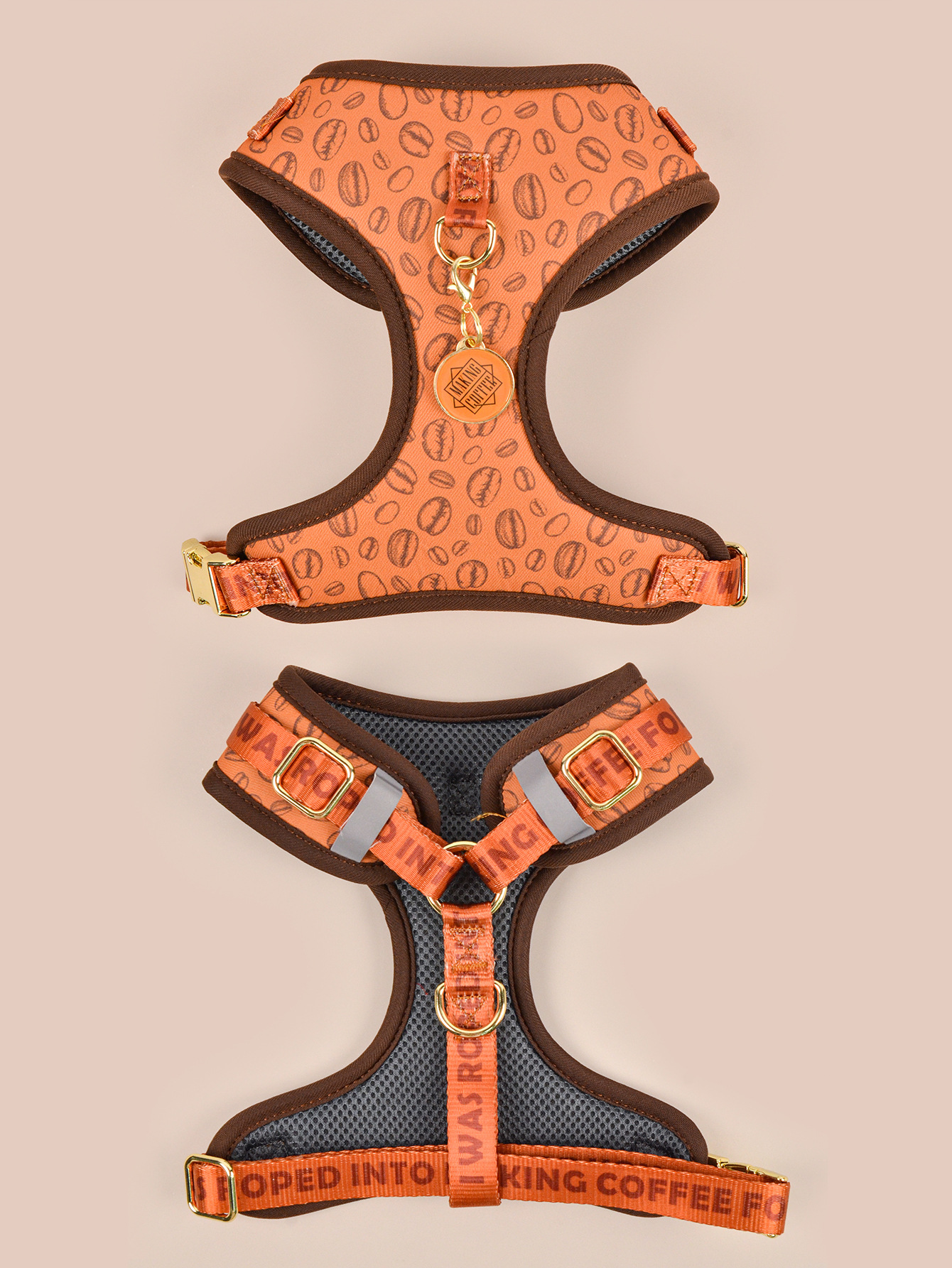 跨境新品夏日可爱时尚宠物胸背带吊坠适用于中大型宠物狗狗万圣节宠物详情12