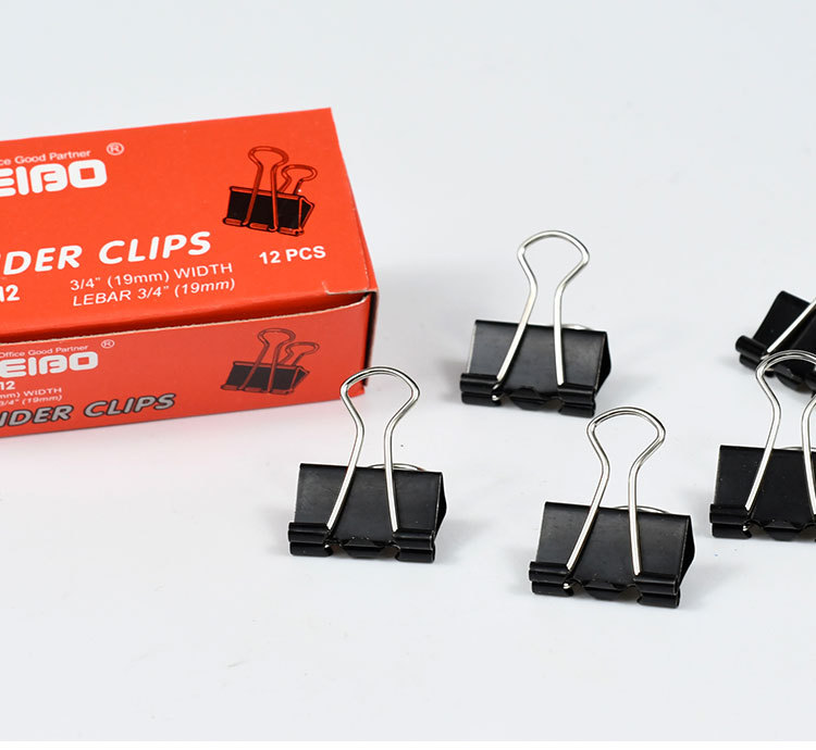 Weibo long-tail clip, metal dovetail clip, fixed ticket clip, multi-functional office, student document and book iron clip pic 9