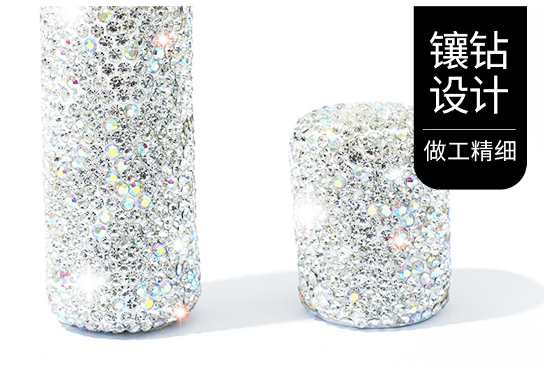 Wholesale of 10ml vacuum-pressed sample bottles for diamond-encrusted perfume, mini spray bottles for makeup and travel pic 6