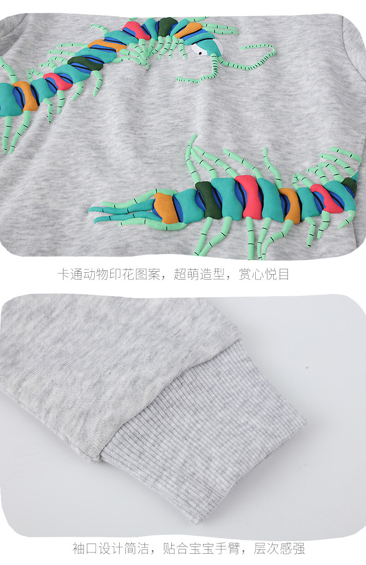 新品春秋季男童卫衣2024新款儿童休闲圆领套头卫衣帅气纯棉印花童详情10