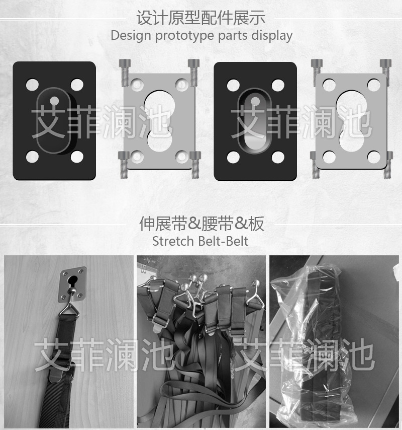 Factory direct sales yoga wall, Iyengar stretch band, Iyengar wall, rehabilitation wall installation, customized yoga wall pic 9