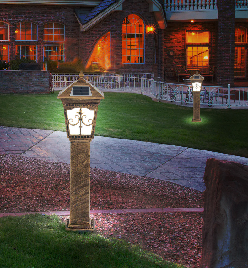 Solar lawn lights, community villa courtyard lights, garden lights, outdoor road and grassland lights, waterproof LED landscape lights pic 5