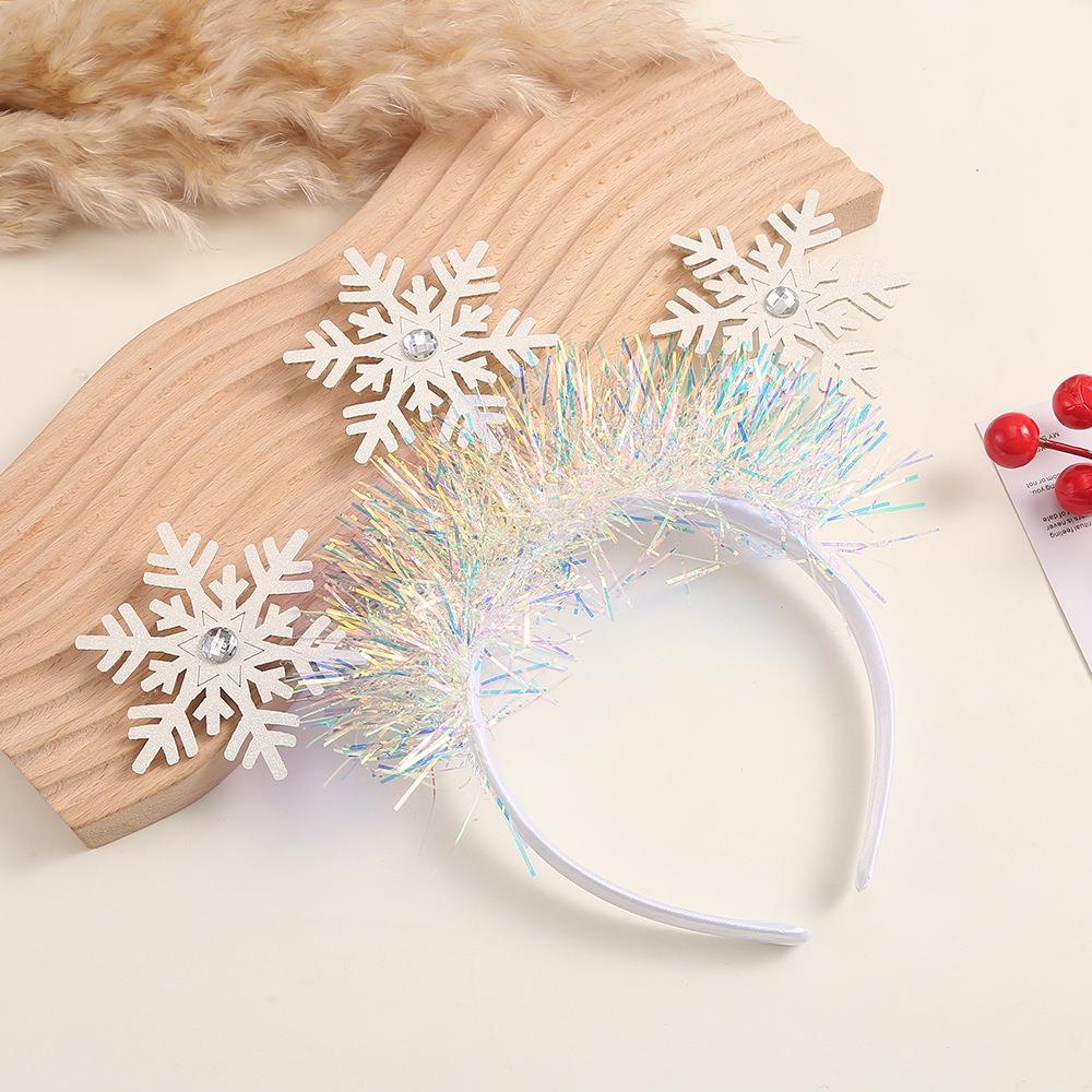 跨境创意发光彩膜头箍万圣节儿童发箍圣诞派对氛围装扮道具头饰品详情4