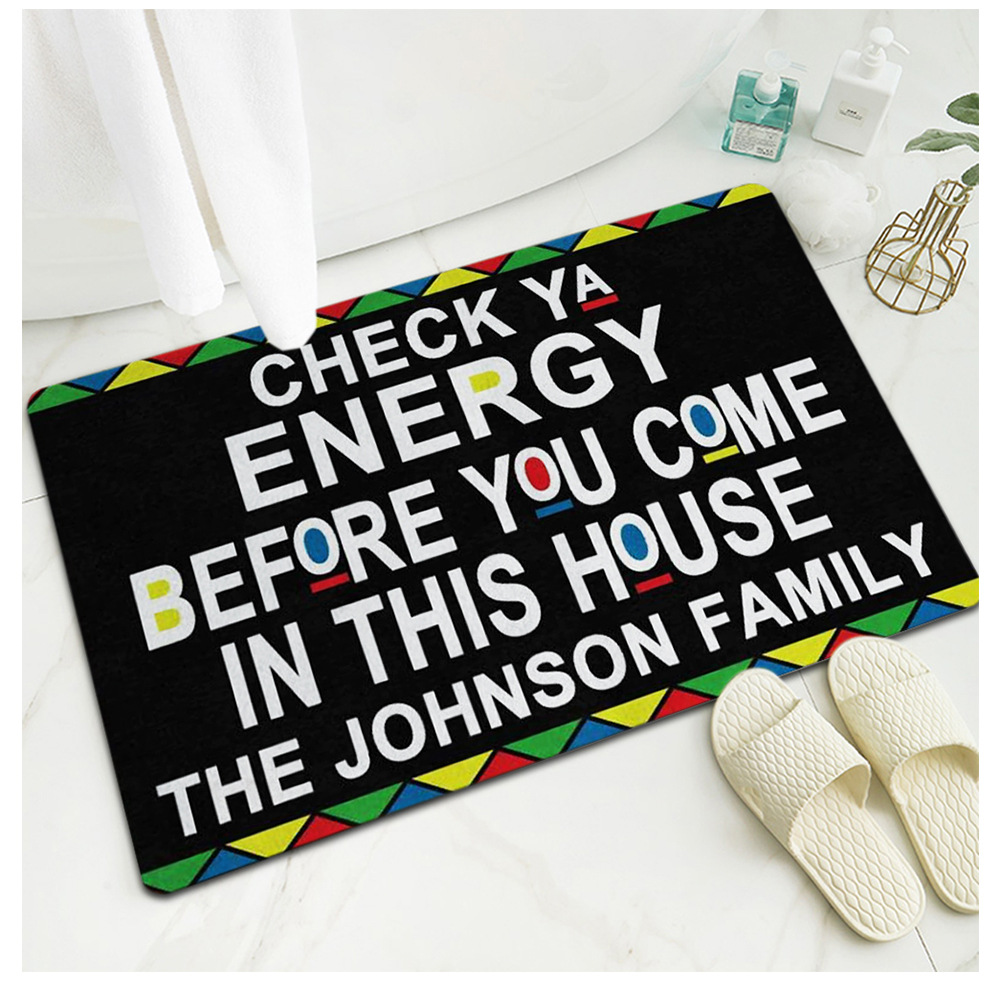 跨境亚马逊爆款数码印花橡胶地垫入户门厅地毯家用门口入门脚垫子详情8