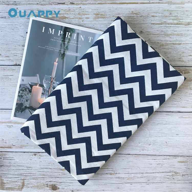 1.5cm wavy printed canvas polyester-cotton 8-amp bag, throw pillow, picnic mat, beach bag, Indian tent fabric pic 21