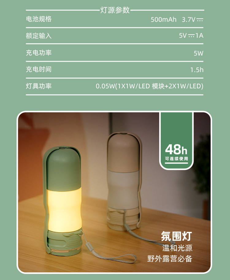 Outdoor lighting tableware for pets, folding and hanging dog drinking cups, camping with light feeders pic 5