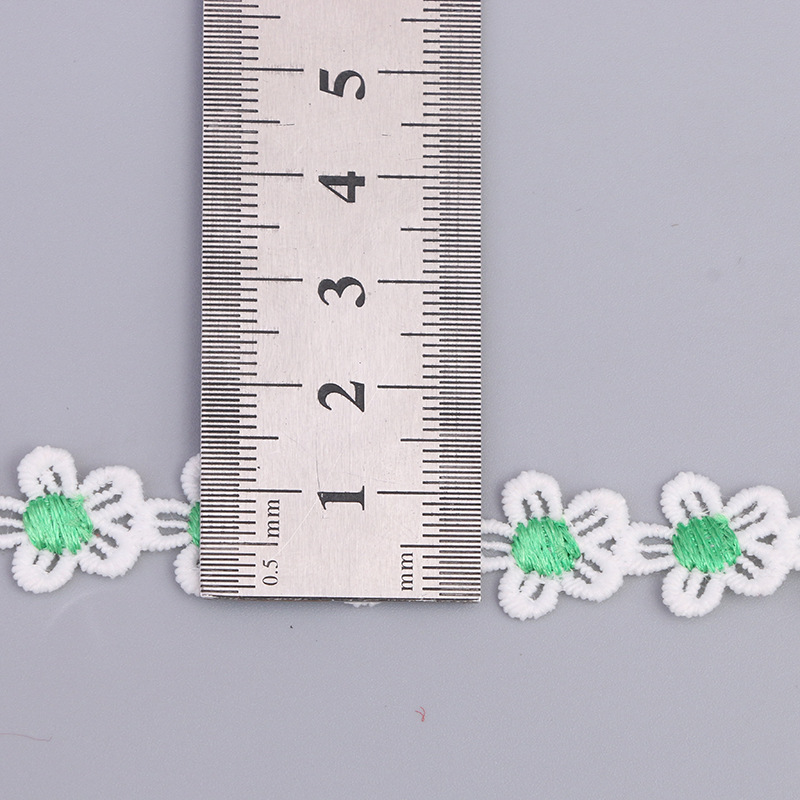 1.5CM water-soluble embroidered little bee lace, Daisy sunflower, DIY handmade accessories, clothing, hair accessories, fabric, tiled pic 6