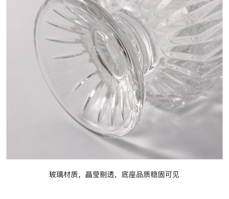 贝汉美轻奢透明玻璃花瓶摆件客厅高颜值ins水培插花网红简约花器工艺品详情17
