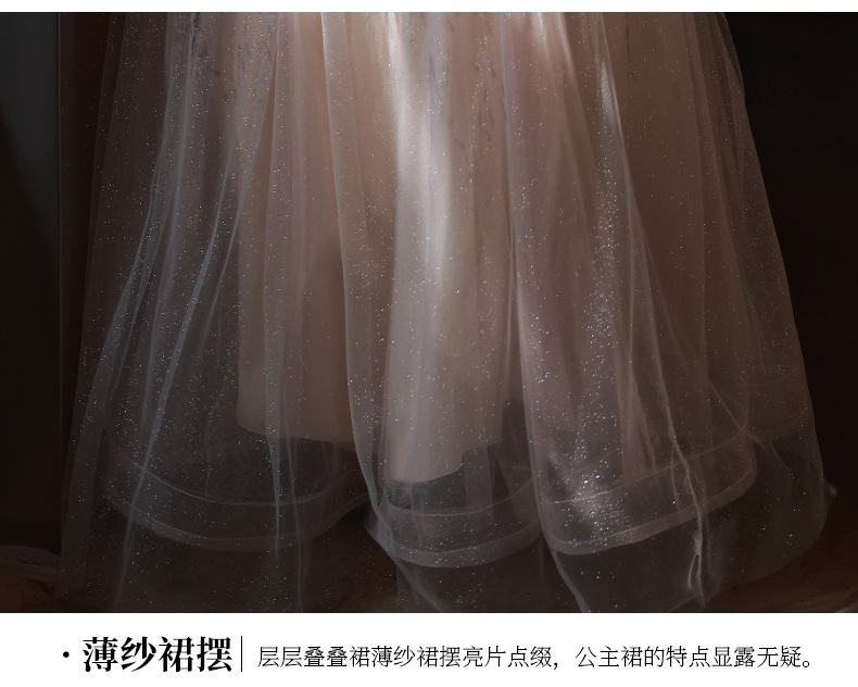 年会晚礼服2022年新款夏季气质宴会黑色主持人在逃公主礼服长裙女详情27