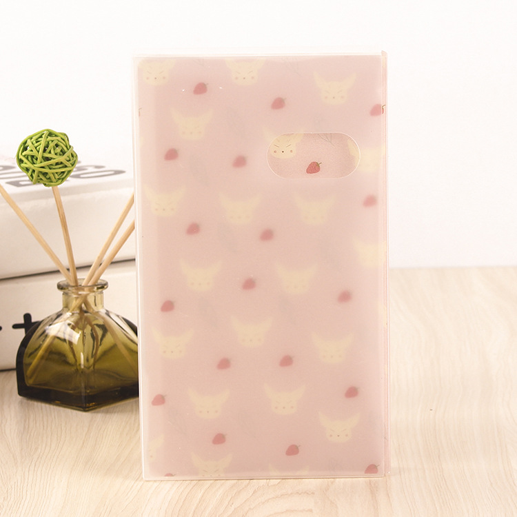 Custom-made wholesale of multi-layer student pp file bags in fruit color with 96 slots and business card holders with logo printing pic 12