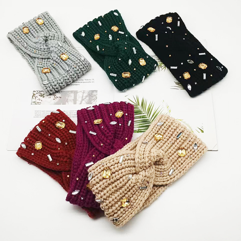 秋冬通用发带保暖发饰韩版百搭发套时尚新款头饰针织发带女详情3