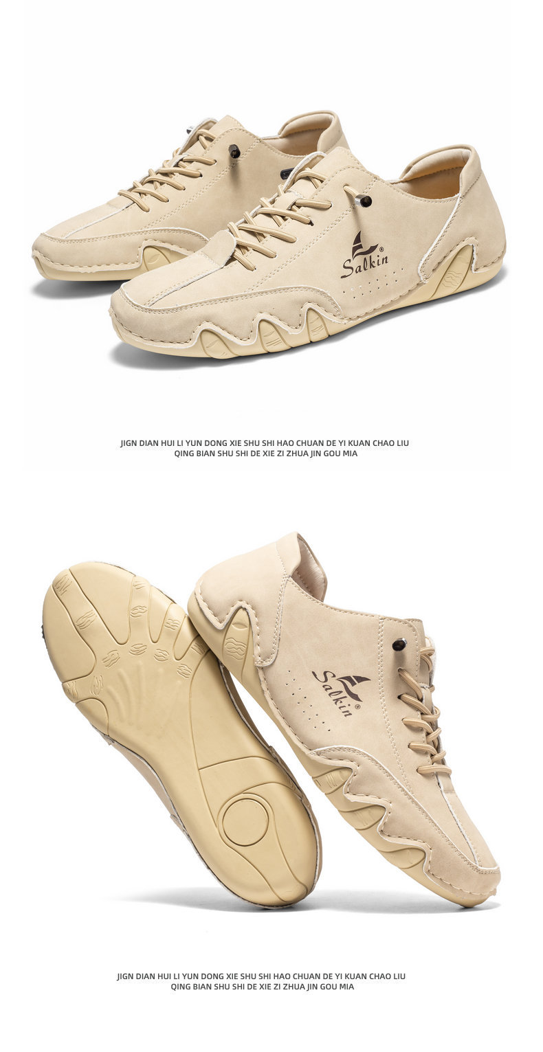 跨境爆款帆船鞋男鞋低帮男士休闲鞋子马丁鞋男八爪鱼男鞋大码鞋子详情39