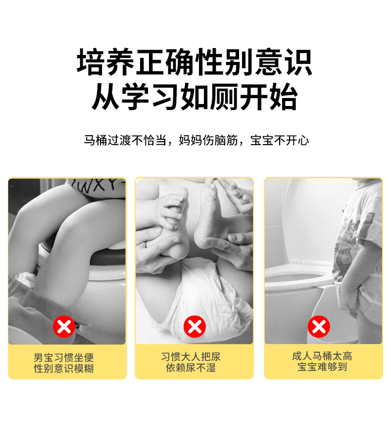 宝宝小便斗男童小便器男孩挂墙式青蛙卡通小孩尿壶男童站立式尿盆详情1