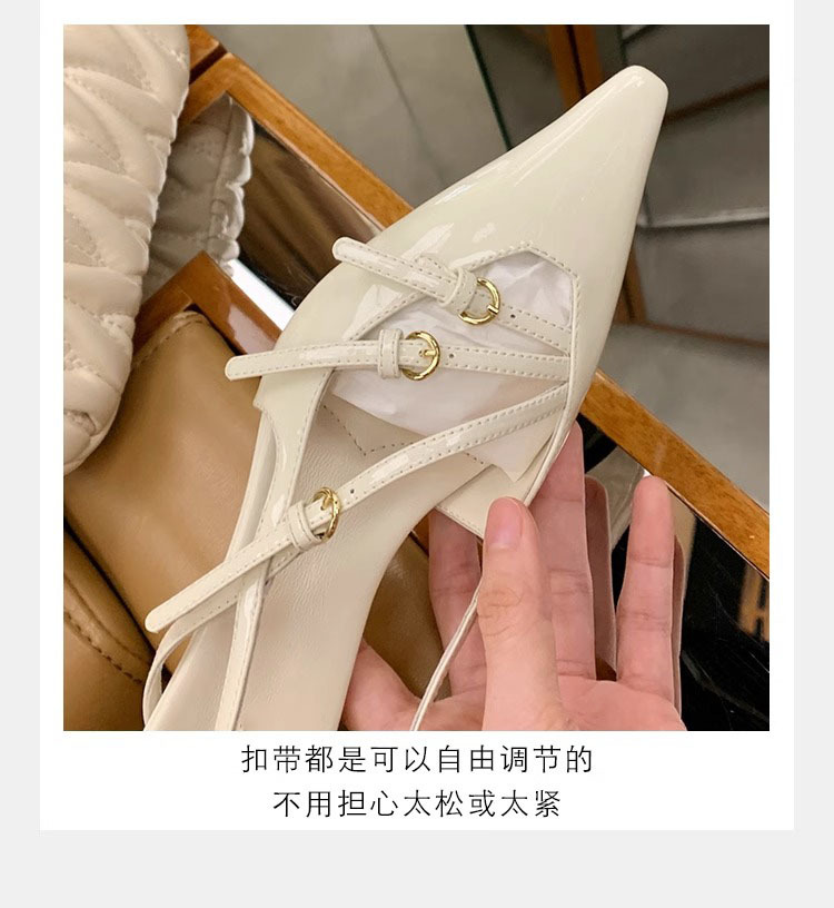 时尚真皮女鞋气质单鞋凉鞋女一字带尖头高跟鞋细跟女鞋2024春夏季详情17