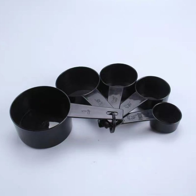 黑色十件套量勺量杯套装 10PC塑料量杯量匙量套装详情5