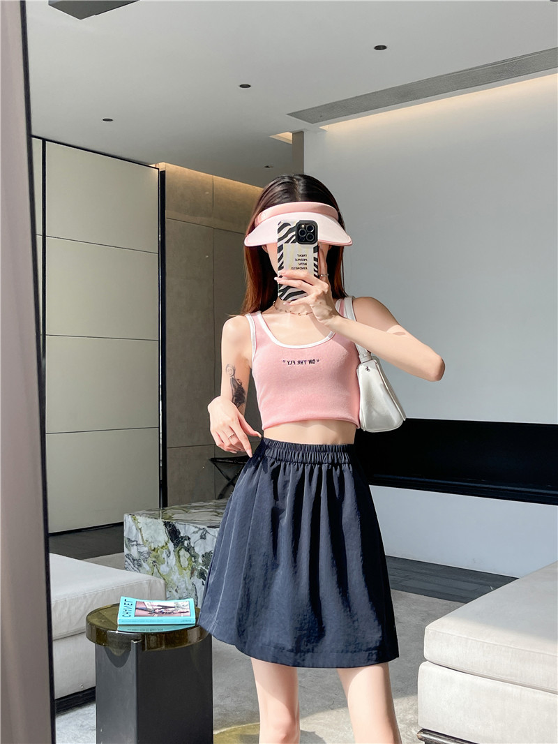 Two homemade, casual, versatile, solid color, irregular, unique, individual, fashionable and design-savvy skirts, pants and shorts pic 12