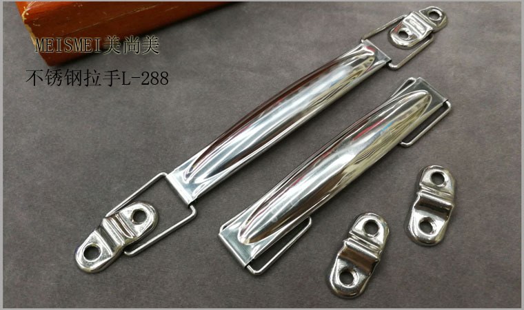 Stainless steel handle folding handle for heavy-duty industrial plate lifting box spring handle box ring handle 98mm pic 8