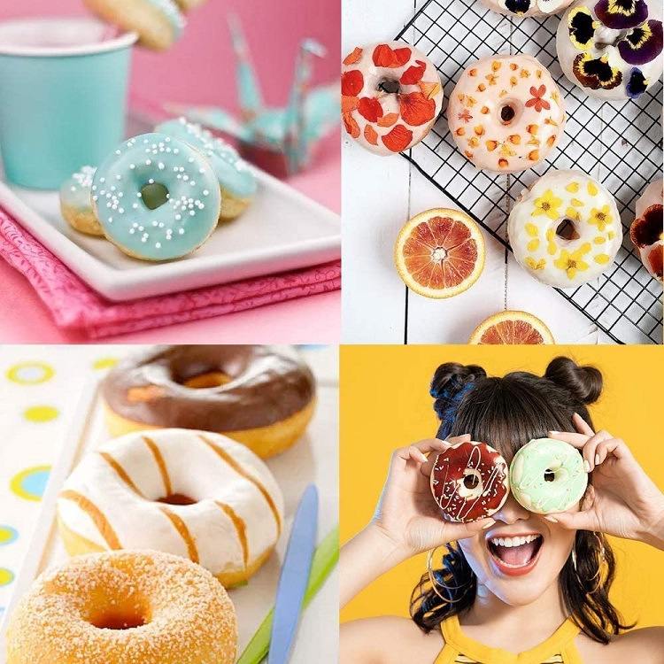 Ningbo Bochuang Factory offers oven baking tools, silicone cake molds, 8-piece, 4-piece and 6-piece doughnut molds in stock pic 47