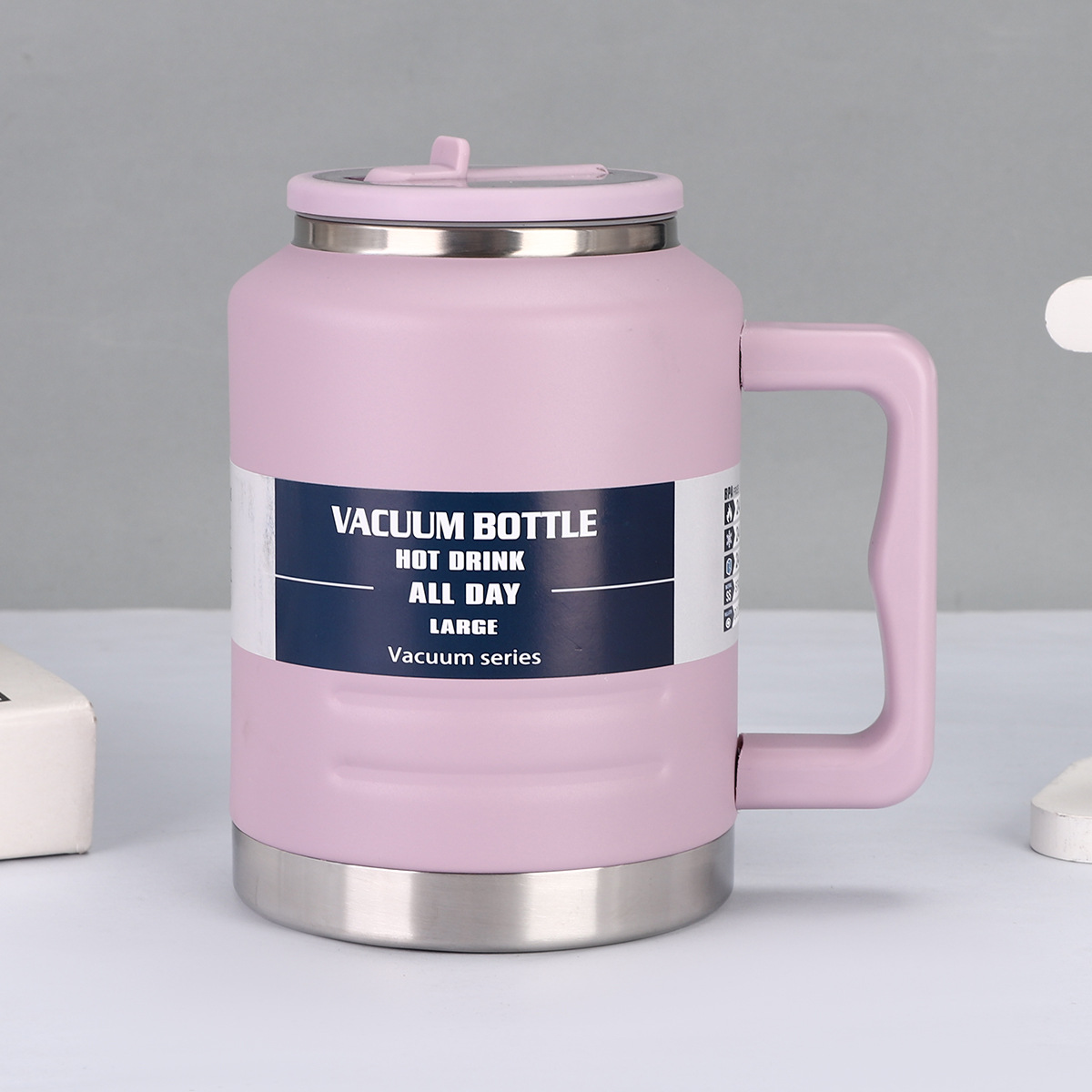 304不锈钢真空吸管保温杯大容量手柄吨吨桶户外便携双层运动水壶详情9