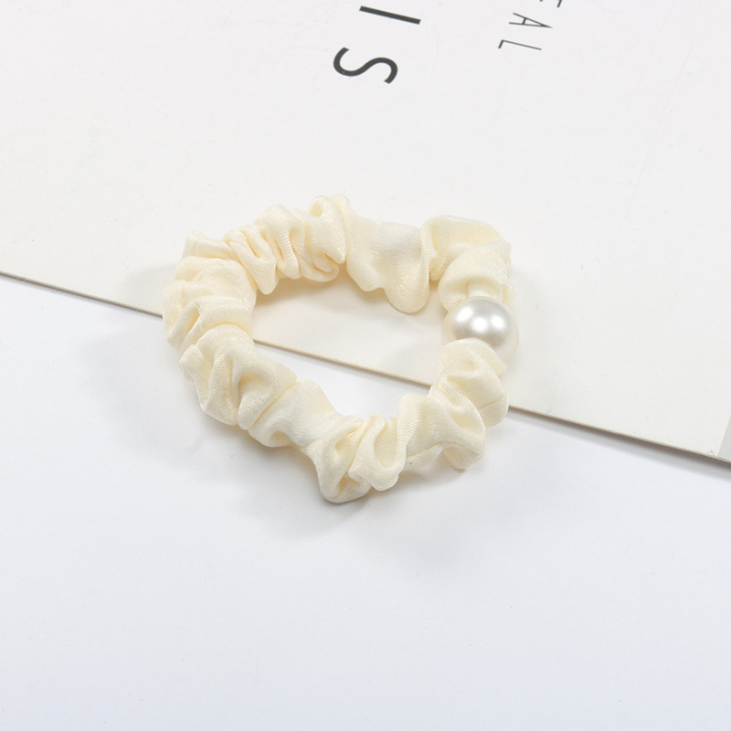 Wholesale of sweet and refreshing candy-colored small intestine hair bands, hair ties, and leather bands in Korean style pic 16