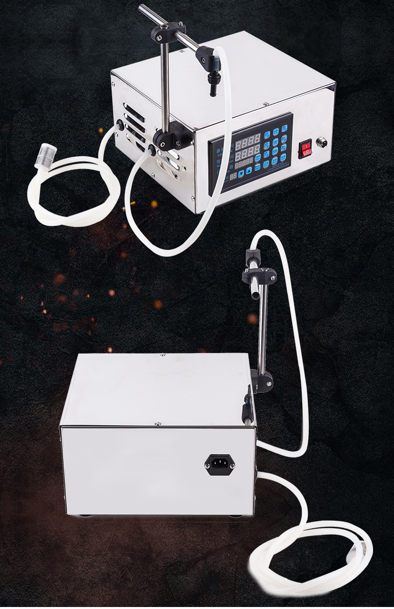 GKF-280 CNC liquid quantitative filling machine, liquor water filling machine, disinfectant water small beverage filling machine pic 13