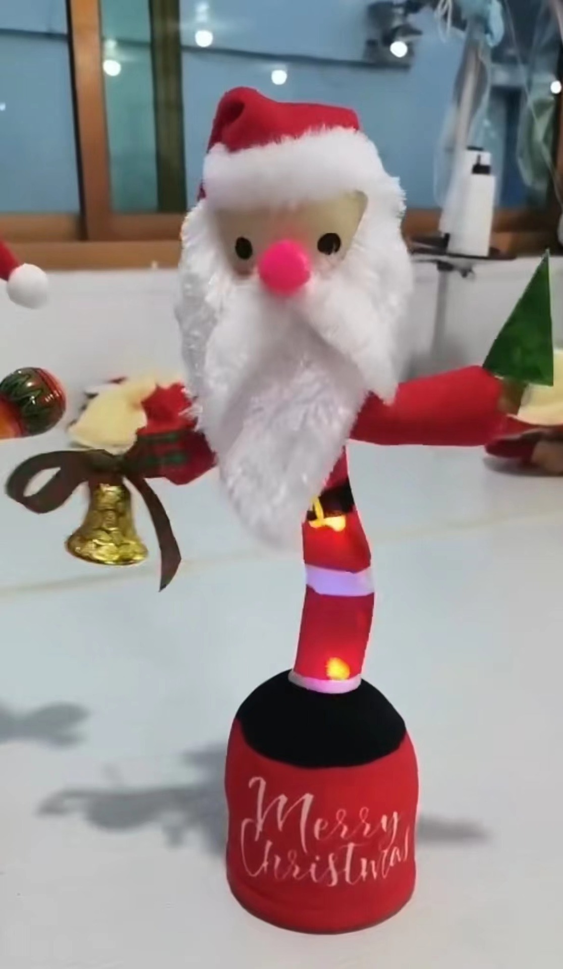 Cross-border electric charging recording, swaying, imitating singing, Santa Claus, Christmas tree dancing, cactus, plush toys pic 13