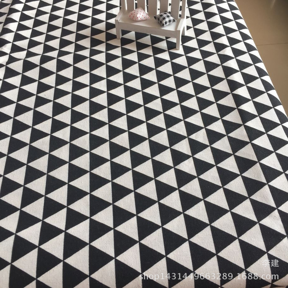 Jianxiang Textile Factory supplies linen printed Nordic-style tablecloths, cushions, aprons and storage bags, which can be made into PE film pic 16