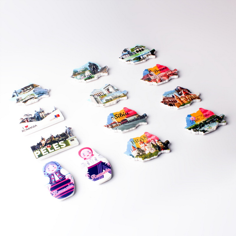  世界著名城市旅游纪念品 家居装饰 罗马尼亚磁性树脂冰箱磁贴现货批发 详情14