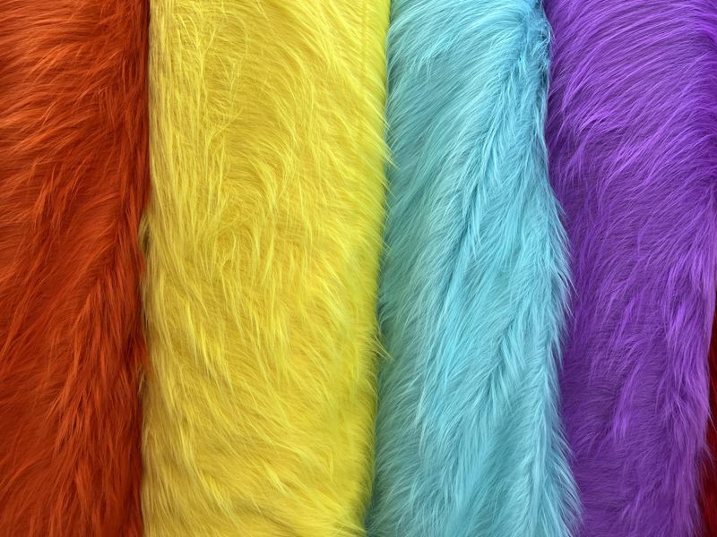 Artificial fur, plush fabric, counter display, clothing performance, decoration, toys, accessories, plush fabric, long plush fabric pic 9
