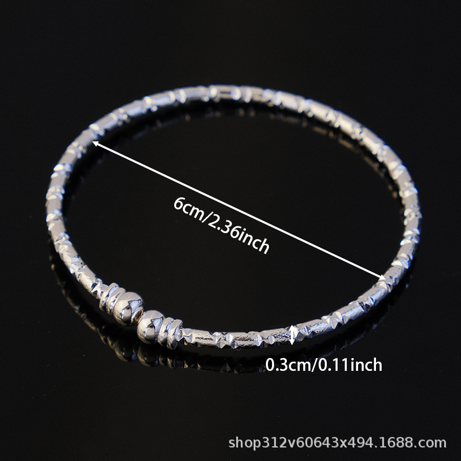 3MM gold-plated bracelet for women, African gold bead bracelet, gift for Ethiopian wedding brides pic 10