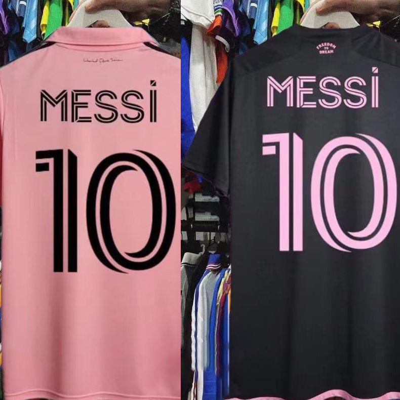 批发迈阿密球衣10号梅西主客场成人童装足球服美职联儿童套装+袜详情9