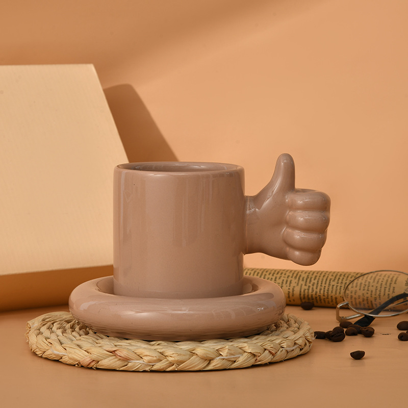 纯色王者杯陶瓷马克杯咖啡牛奶杯礼品杯子创意礼品陶瓷杯厂家批发详情8