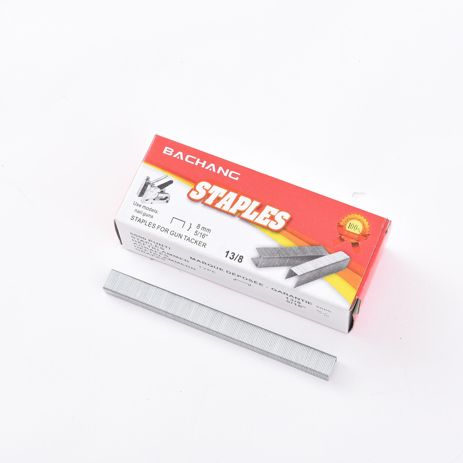Home direct sales cross-border exclusive supply of staples, 13/8 pins, wholesale of staples, strong penetration, electroplated anti-rust pic 6