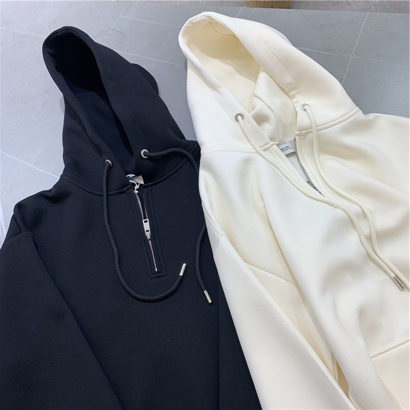 韩国货UUS高品质设计师款连帽卫衣男士2023秋装拉链长袖上衣23899详情7