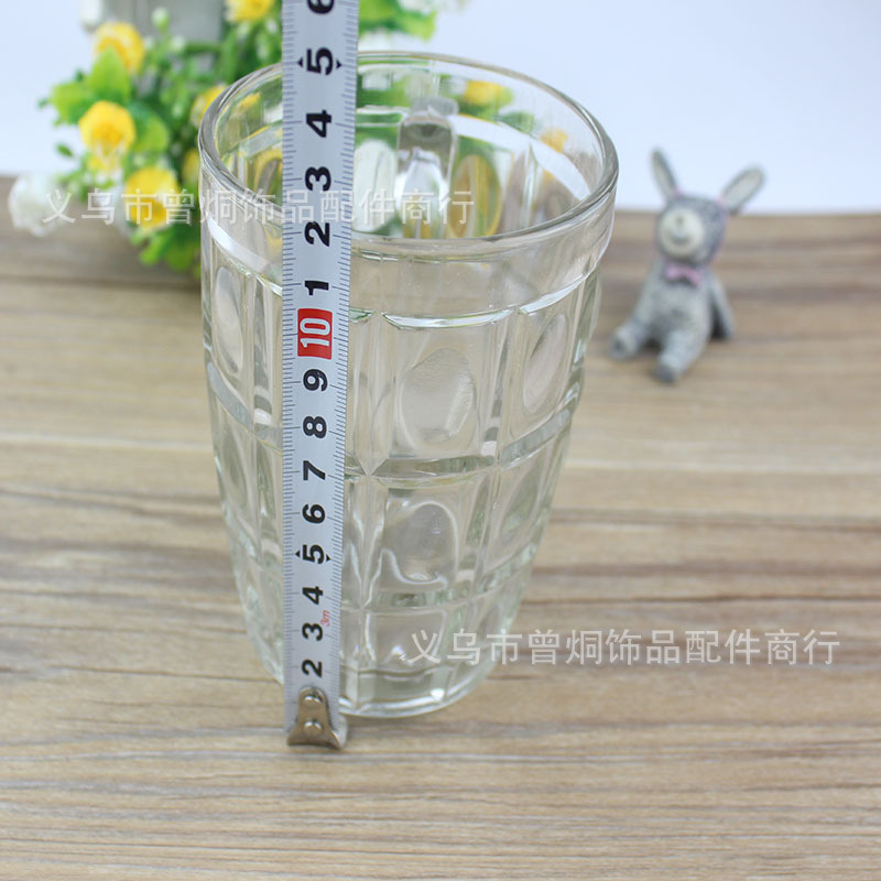 Glass cups, creative beer mugs, juice cups, diamond cups, whisky glasses, two-yuan supermarket wholesale pic 2