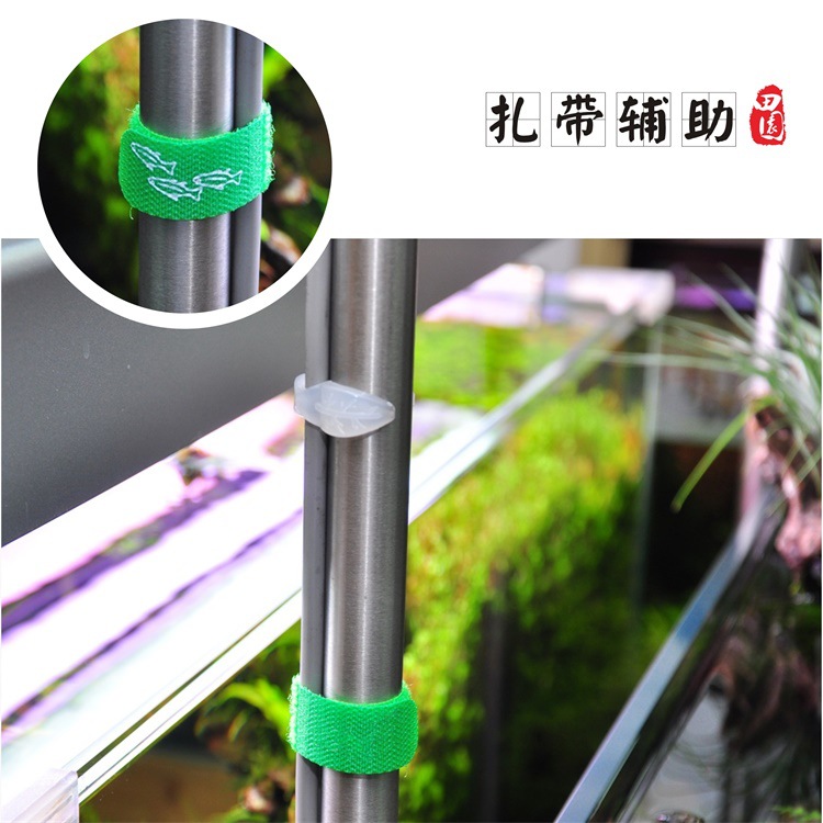 叶形水管电线绑定夹(金卤灯吊架、LED、T8、T5等吊灯线通用)详情6