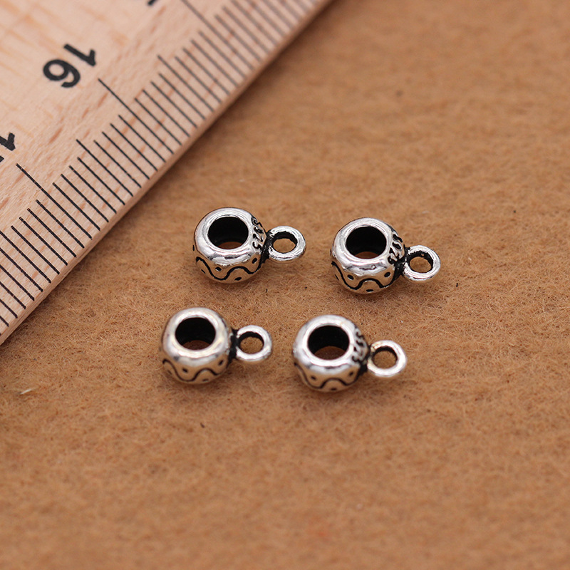 S925泰银挂件隔珠DIY饰品配件银泰银饰品挂件批发详情12