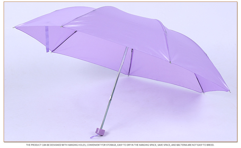 8K couple patterned short-handled umbrellas, three-fold umbrellas, portable mini folding umbrellas, 10-yuan store supply in Linyi pic 15