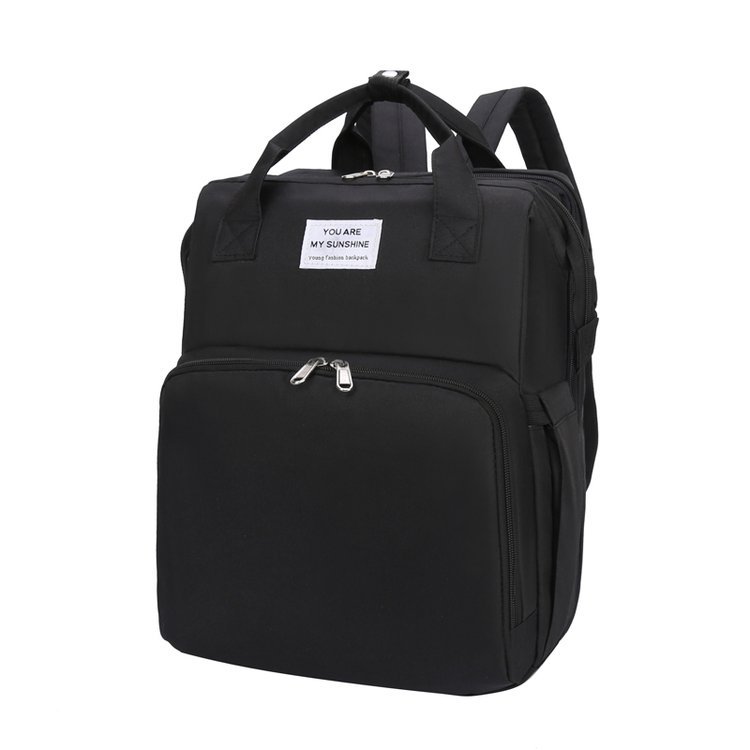 妈咪包 升级版多功能双肩包韩国ins大容量可折叠婴儿床便携旅行包详情15