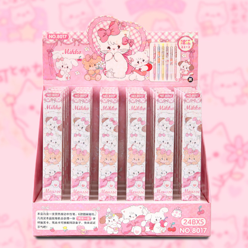 Sanrio glow spinner pen alto nivel de apariencia pluma de luz de alivio de presión pluma de regalo de dibujos animados lindo pluma de alivio de presión estudiante papelería pic 12