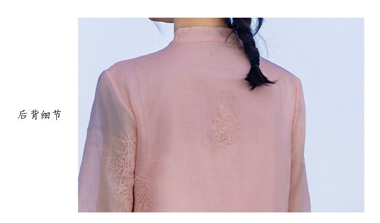 新中式棉麻女装苎麻连衣裙2024春夏新款立领国风复古改良旗袍批发详情19