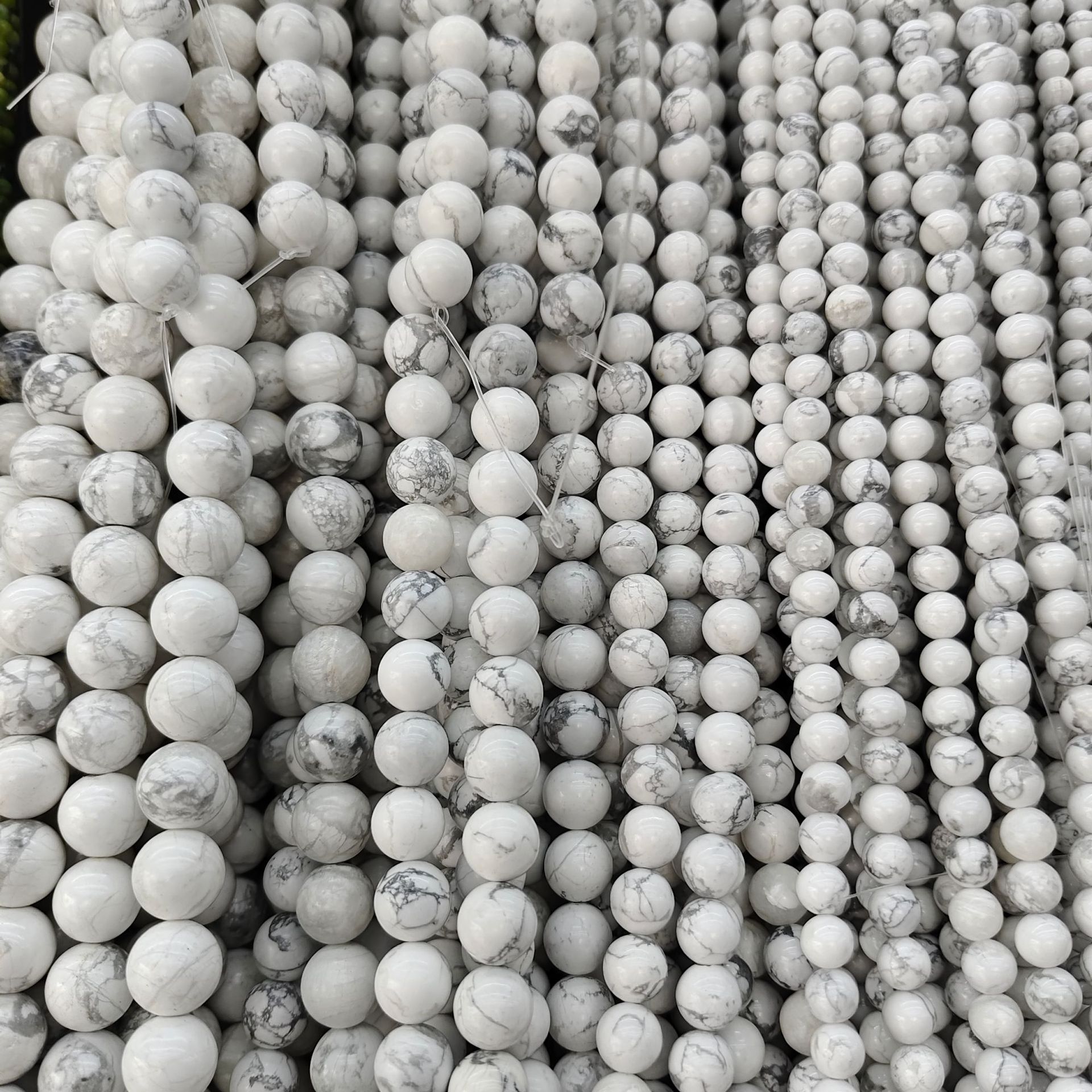 天然石圆珠 杂石野石散珠DIY饰品配件手串手工串珠材料半成品现货详情58